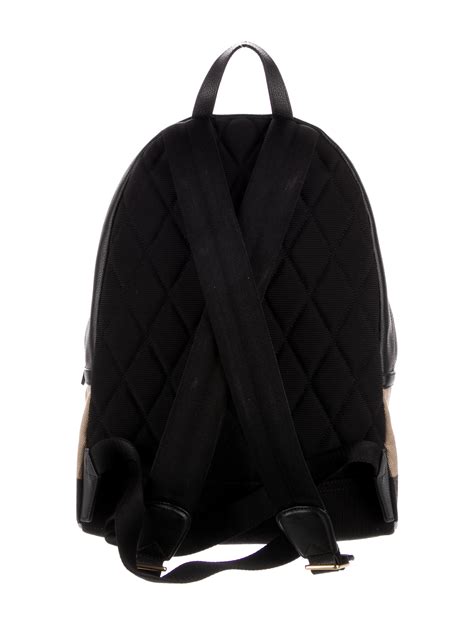 abbeydale burberry|BURBERRY PVC Check Abbeydale Simple Backpack Black .